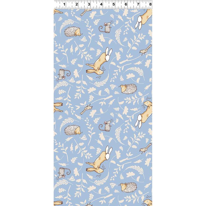 Guess How Much I Love You ~ 2 yd 33" ~ Forest Friends ~ Y4245-88 Denim
