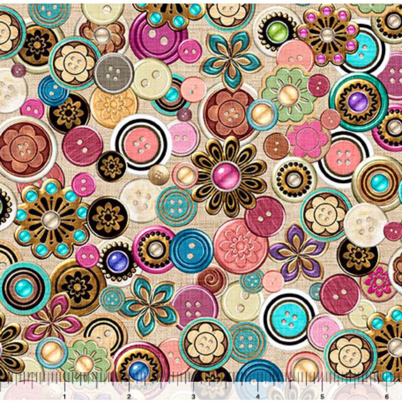 Sew Shabby Chic ~ Antique Buttons ~ 31579 X