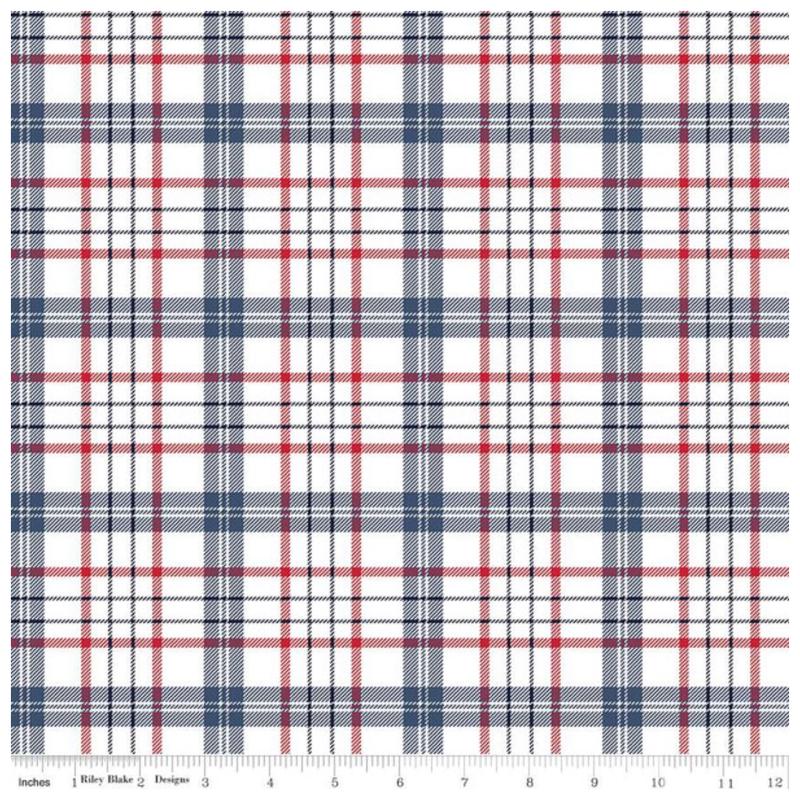 American Beauty ~ Plaid C14443 Navy