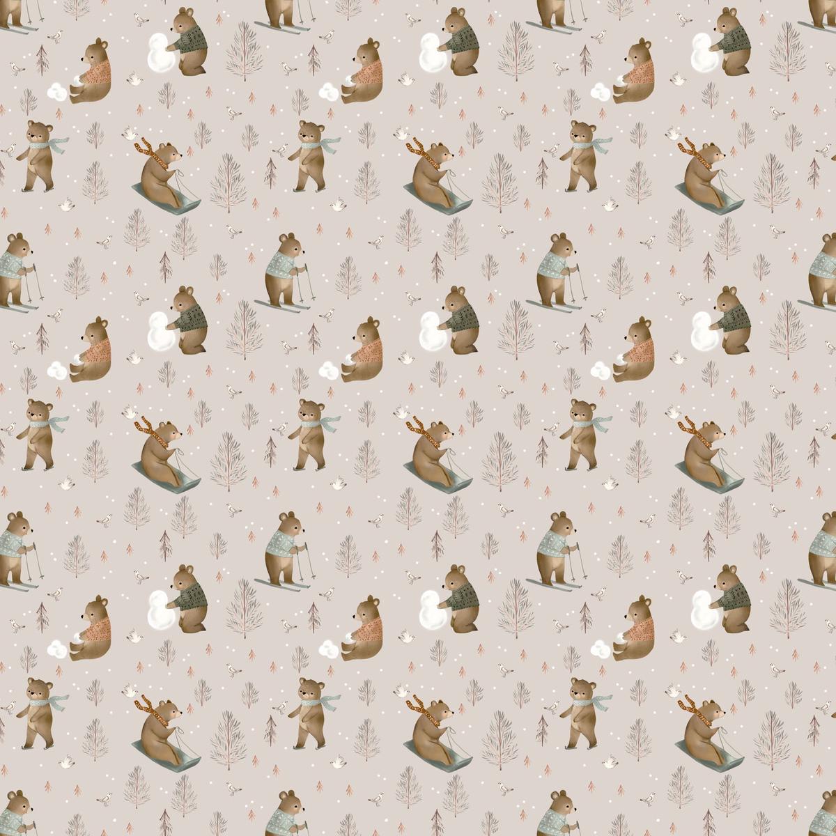 Cozy Cubs ~ Snow Day ~ 91100-14 Taupe