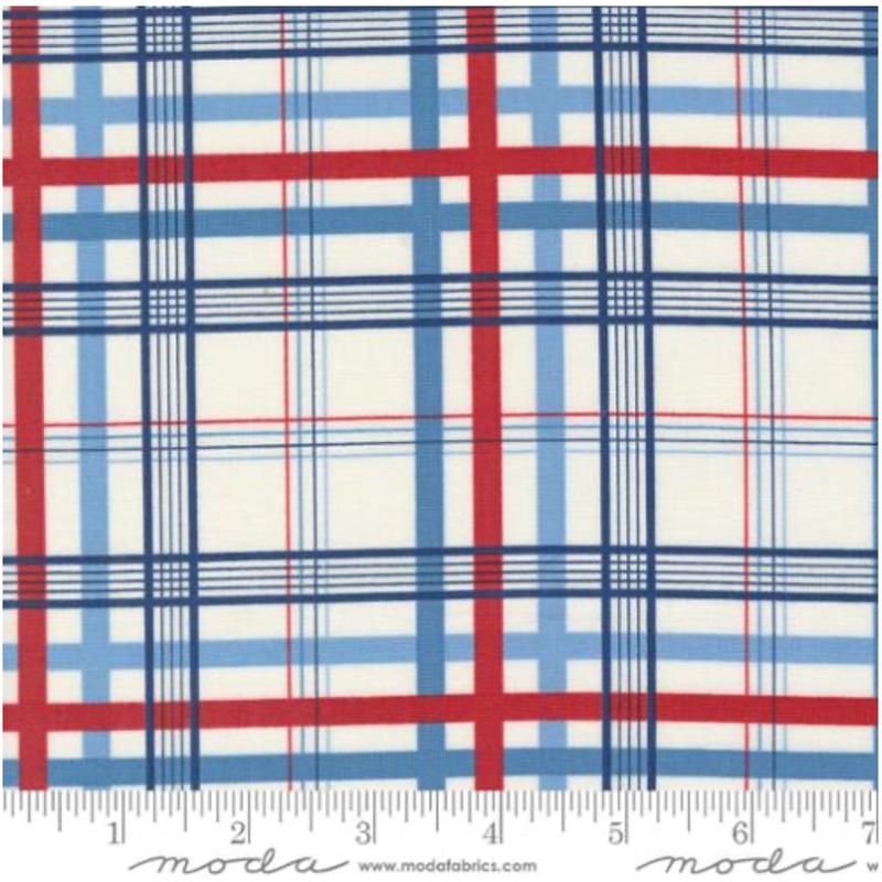 Grand Haven ~ Plaid Checks 14989 11 Cream
