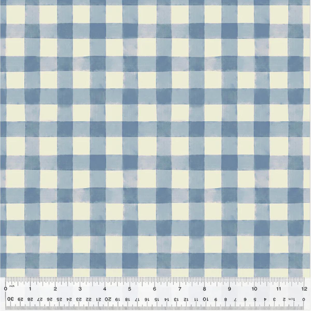 Highland Hooves ~ Picnic Plaid 54463-8 Cornflower