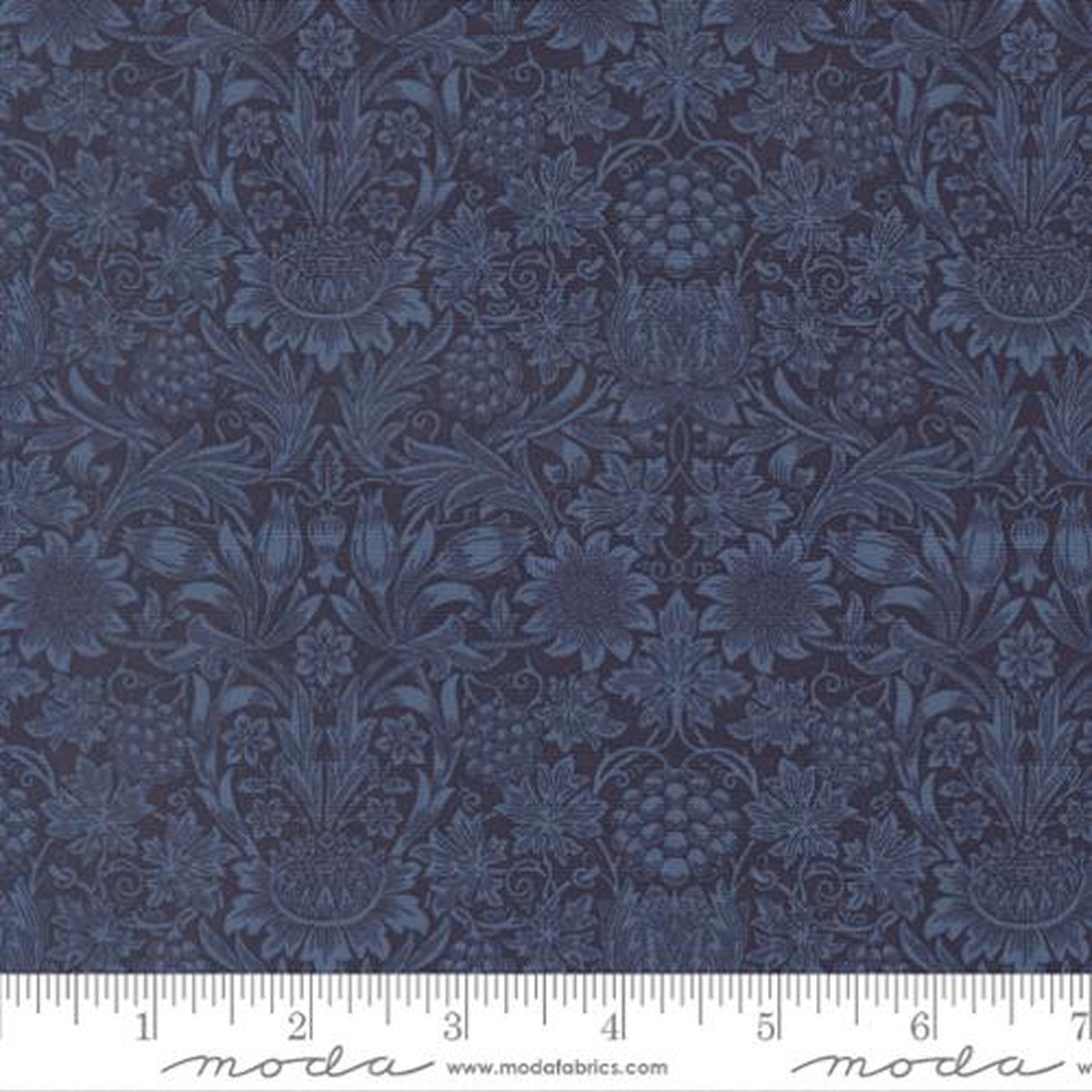 Morris Muse ~ Sunflower Damask ~ 13386 14 Twilight