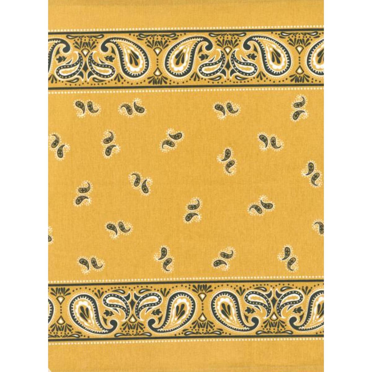 16" Classic Retro Gold Bandana Toweling 920 305