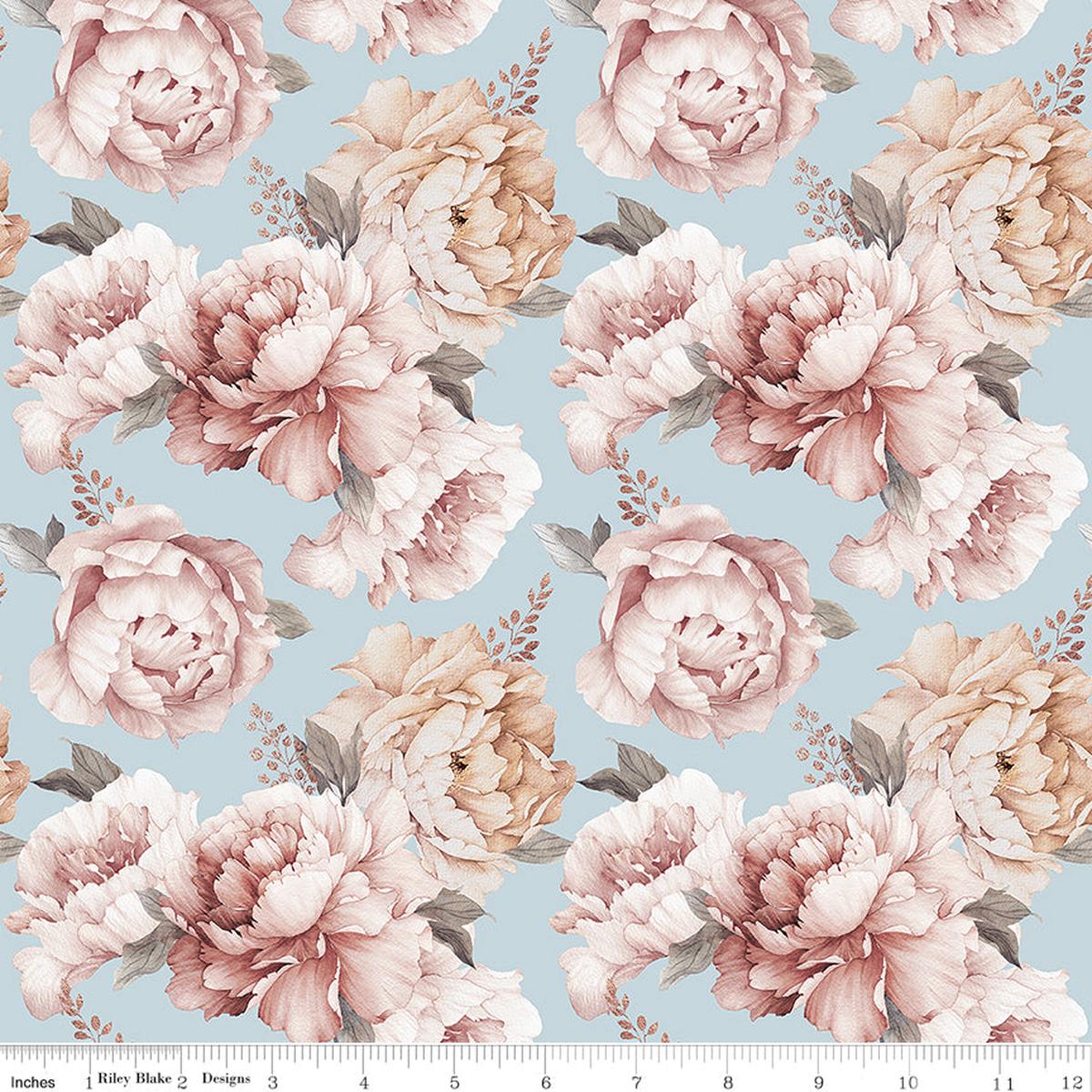 Daybreak on the Prairie ~ Peonies ~ CD17680-BLUE