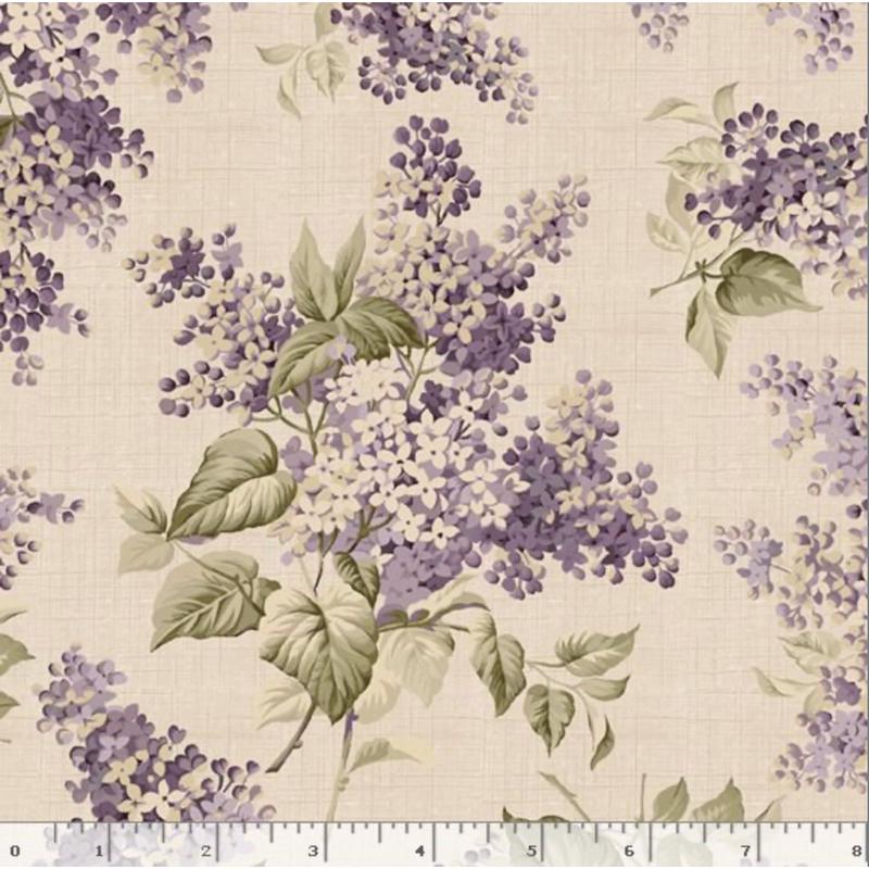 Lavender & Lace ~ Tossed Foral ~ R521505D BEIGE