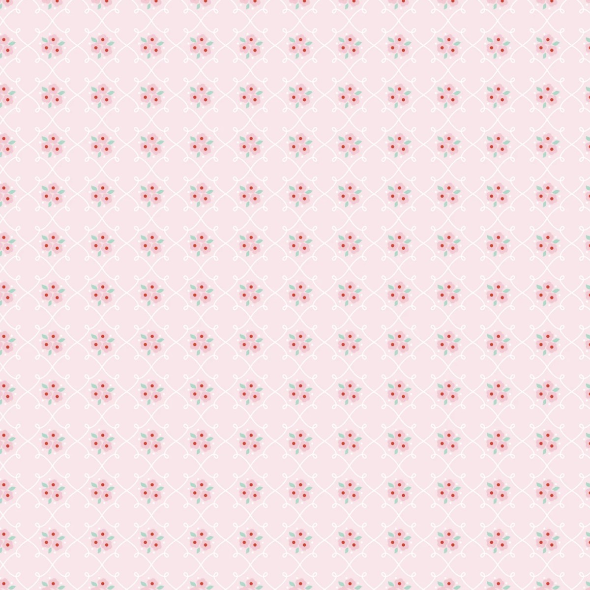 Market Day ~ Rosie Fence ~ MK24563 Pink