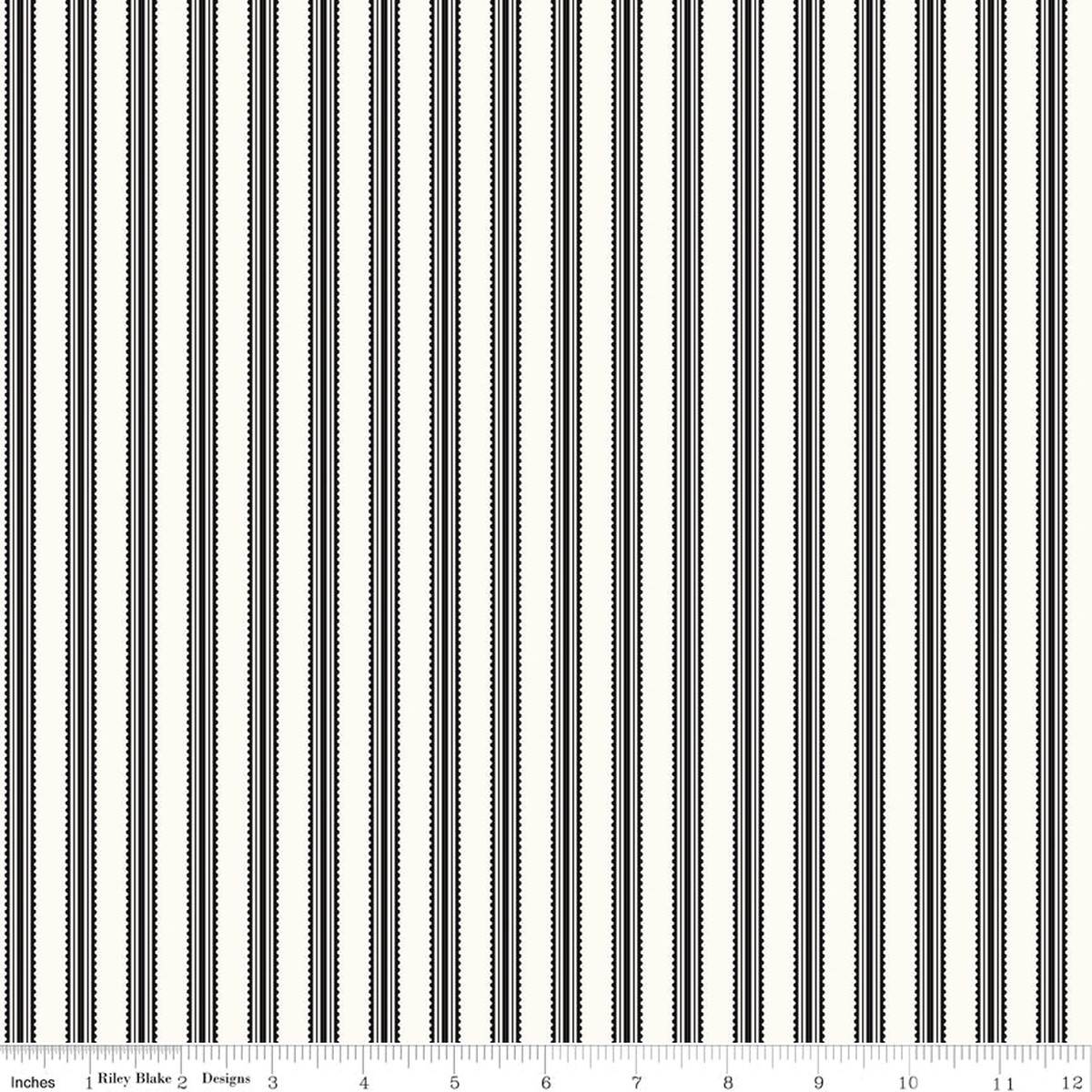 Midnight Meadow ~ Stripes ~ C15323-CREAM