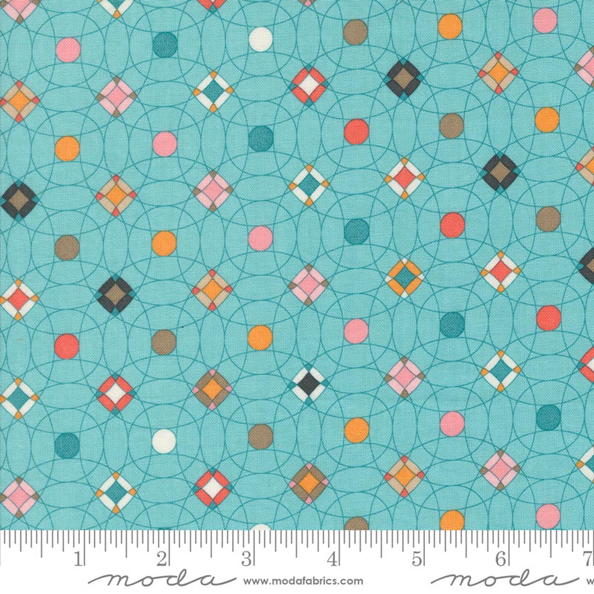 Sunday Brunch ~ Scrambler Geometrics Dot ~ 30753 13 Mint Tea