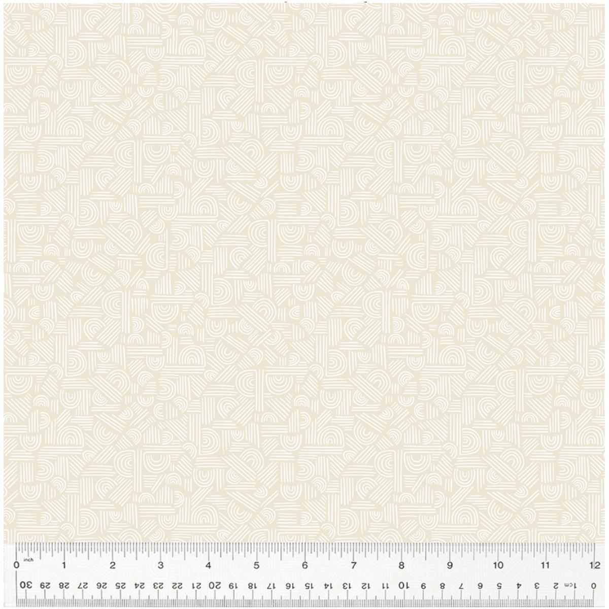 Creme de la Creme ~ 27" remnant ~ Labyrinth Creme 53565B 2