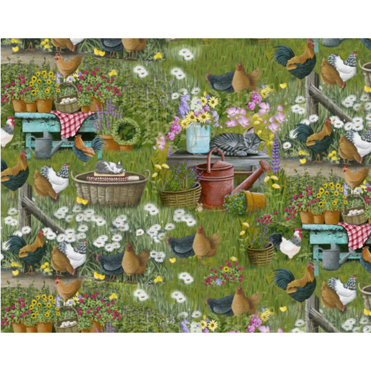 Farmall Plank ~ Farm Chickens & Kittens 10541
