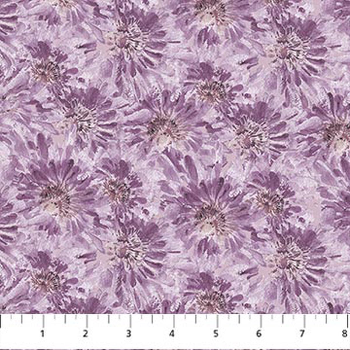 Flourish ~ Floral Text ~ 91175-81 Purple