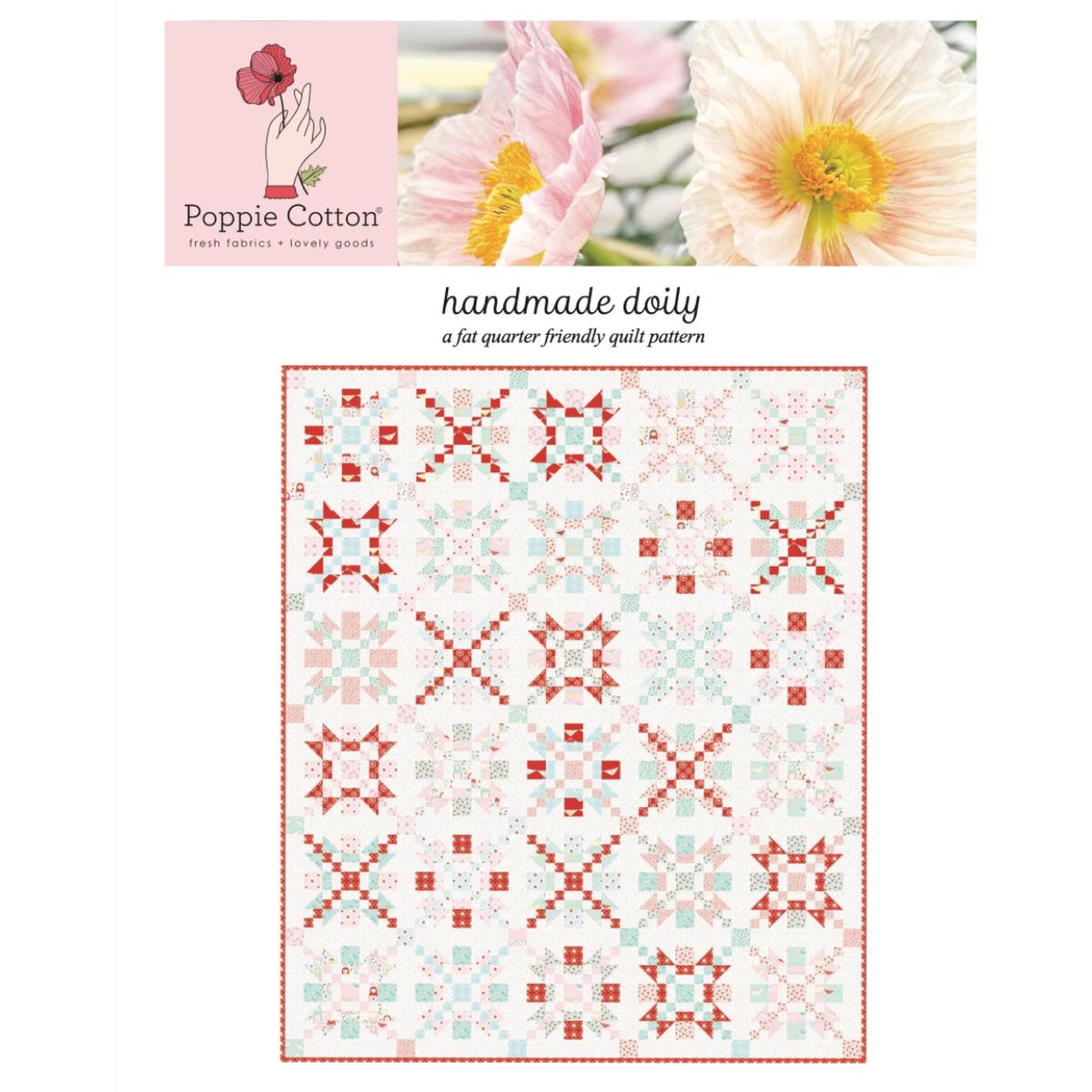Poppie cotton ~ MBP23129 Handmade Doily Quilt Pattern