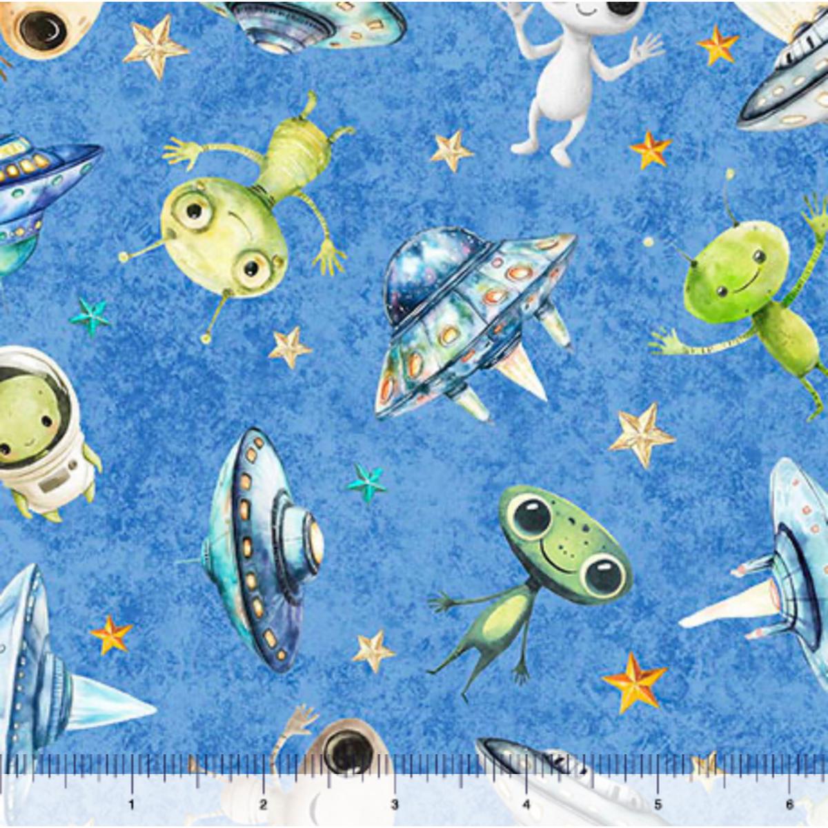 QT Cuties 3 ~ Aliens ~ 31858-B Blue