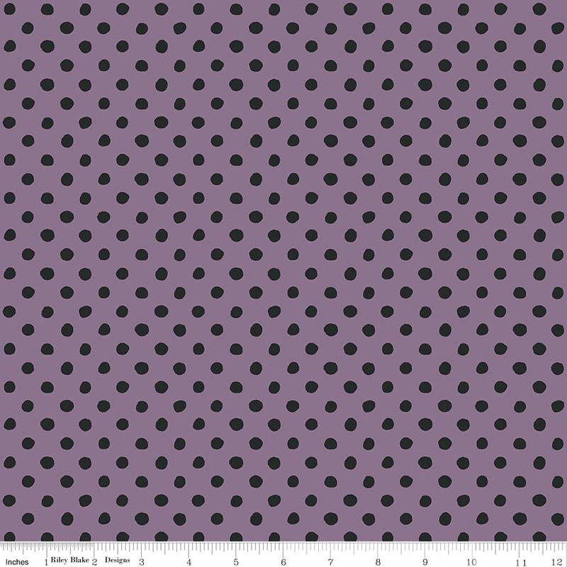 Trick or Treat ~ Dots ~ C15966-PLUM