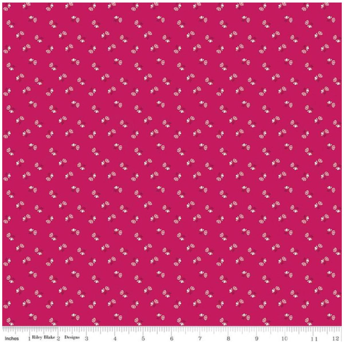 Tulip Cottage ~ Flower Toss C14266 Berry
