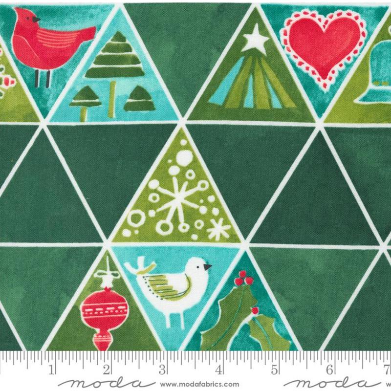 Winterly ~ Christmas Tree Mosaic ~ 48765 19 Spruce ~ One Yard