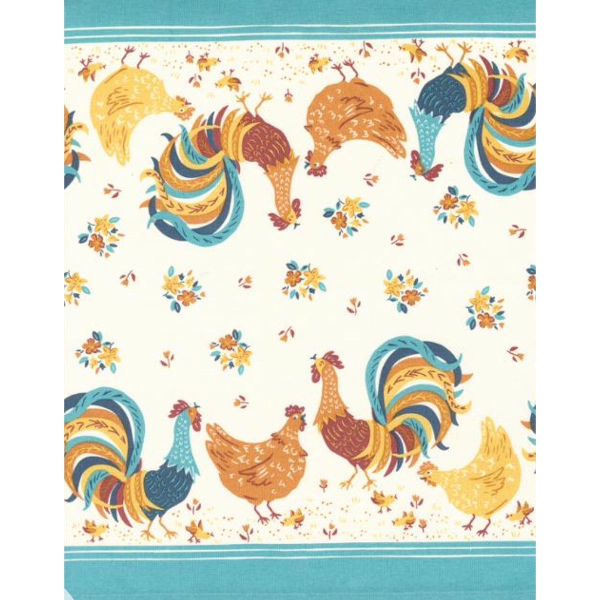16" ~ remnant ~ Classic Retro Cluck Cluck Toweling 920 290