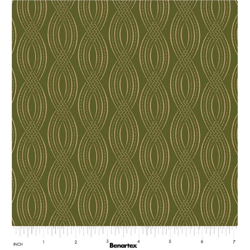 Harvest Keepsakes ~ Elegant Ribbon 14750M-43 Olive Green
