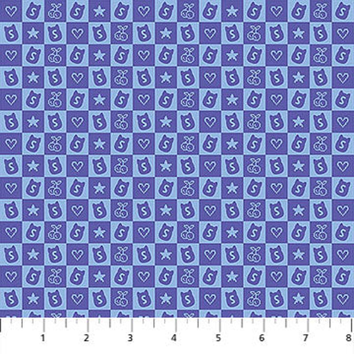 Joyful ~ Checkered ~ SQ1029-82 Purple