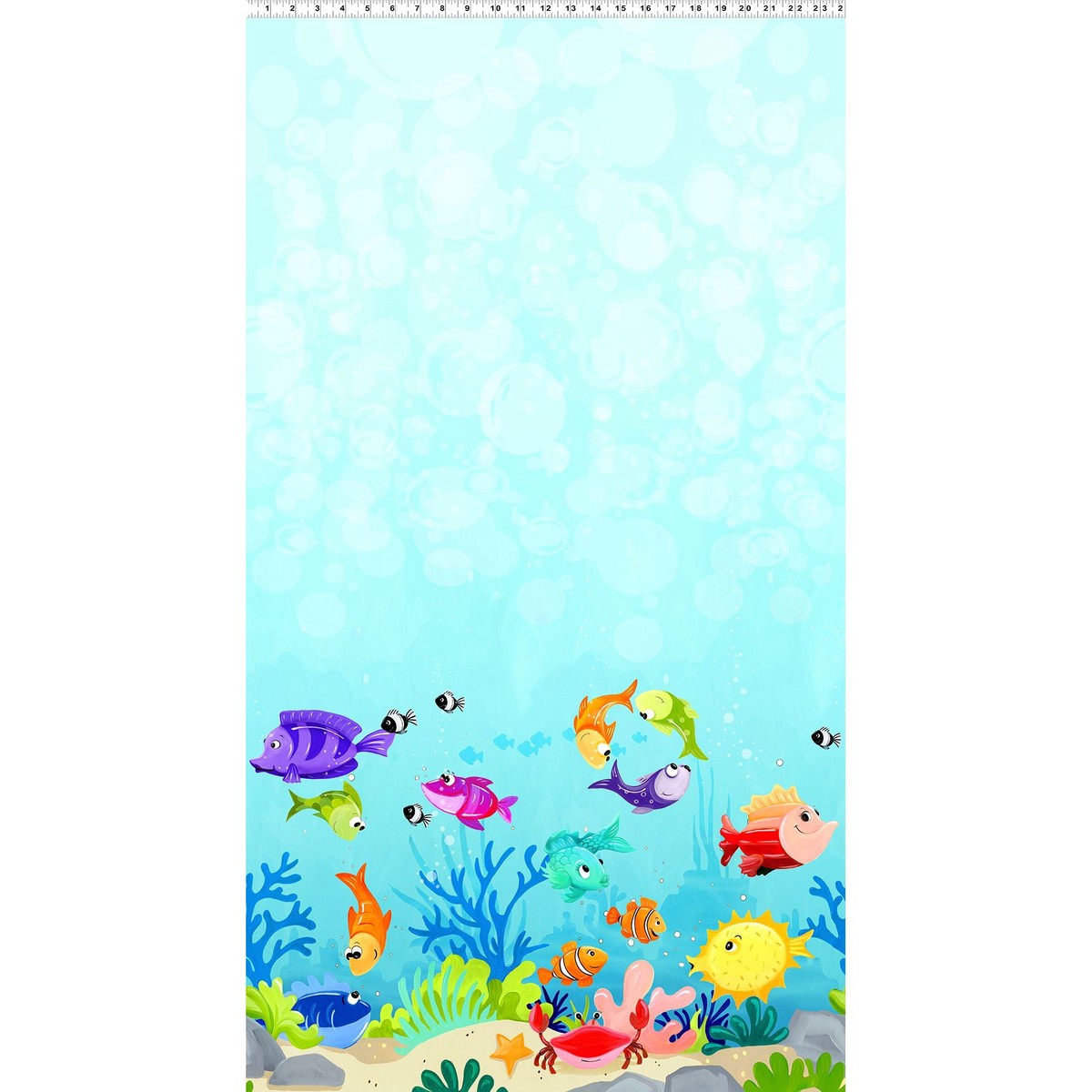 Under the Sea ~ Border ~ SB20419-710 Light Blue