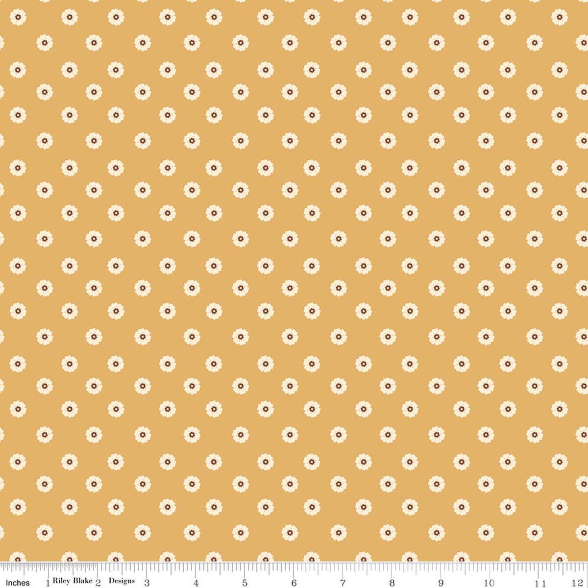 Cowgirl ~ Flower Dots ~ C17486-YELLOW