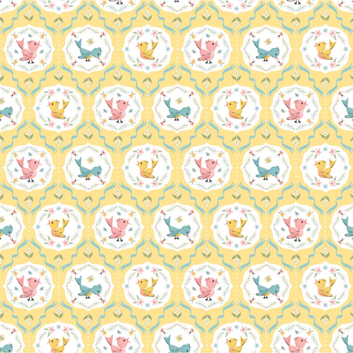 Finding Wonder ~ Tweeting Yellow ~ FW24210~ One Yard