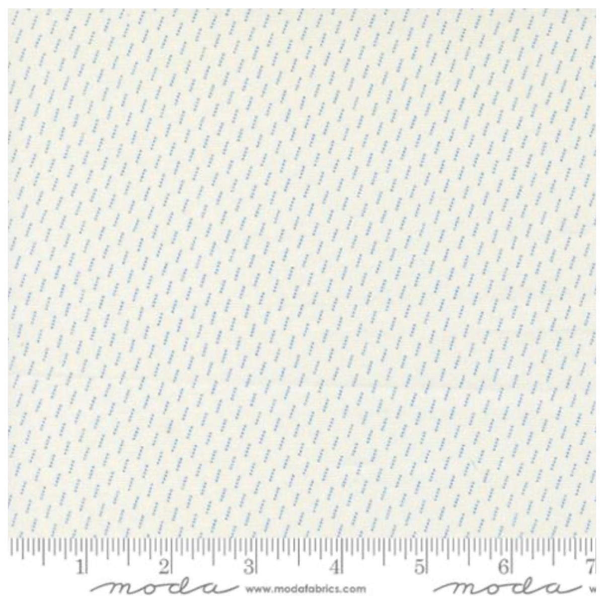 Grand Haven ~ Dotted Shirting 14988 11 Cream Sky