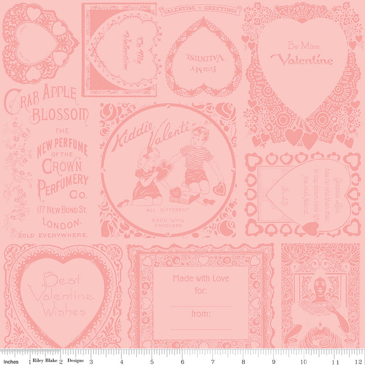 Take Heart ~ Frame Blender ~ C15385-PINK ~ One Yard