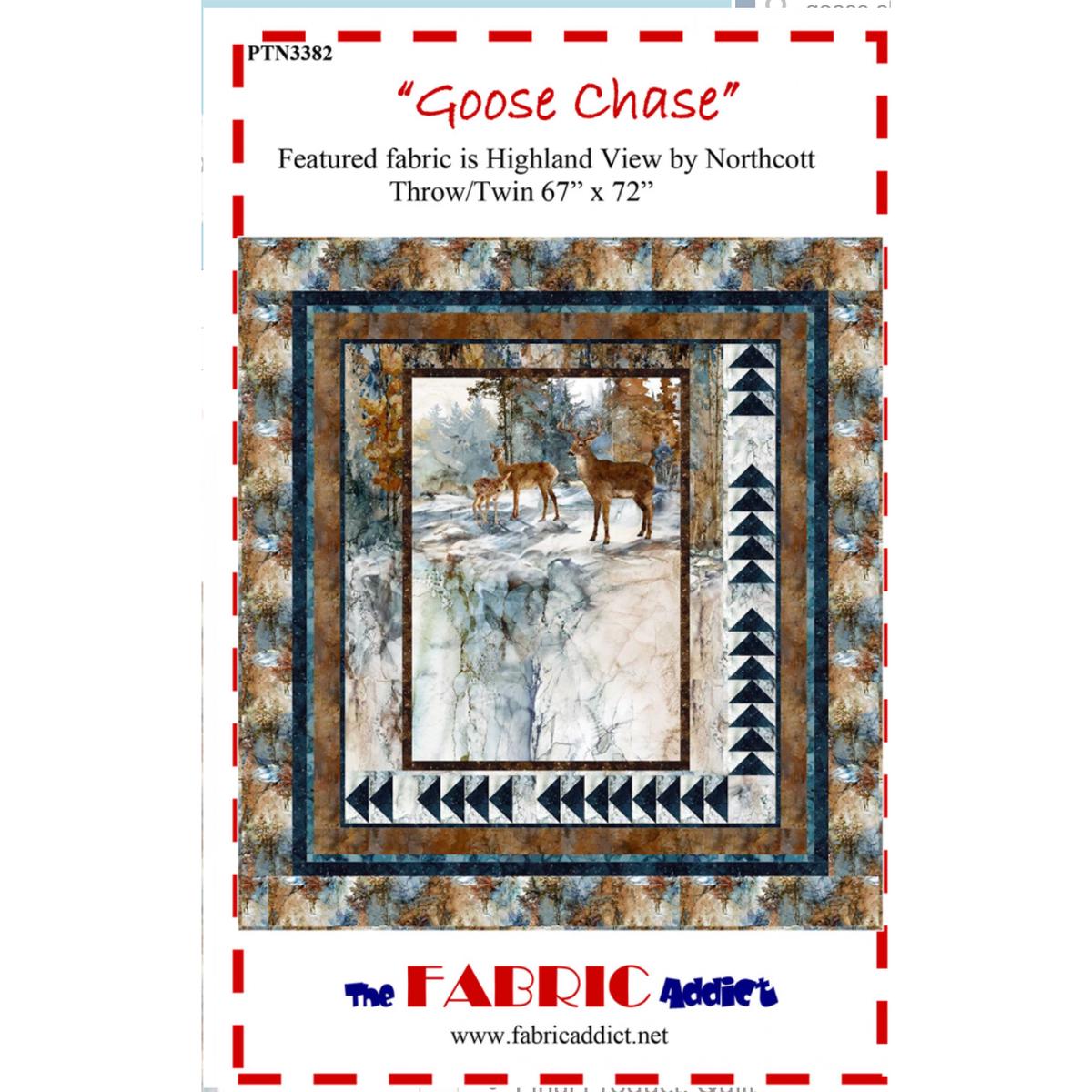 The Fabric Addict ~ Goose Chase Quilt Pattern and/or Kit
