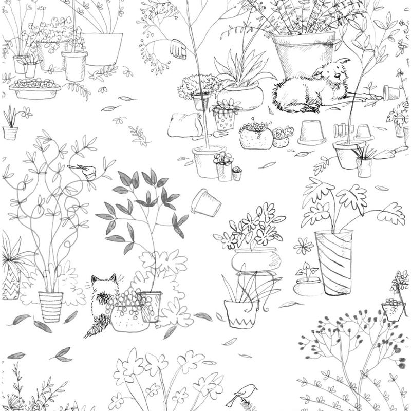 What Friends Are For ~ Linework ~ Y4269-7 Dark Gray