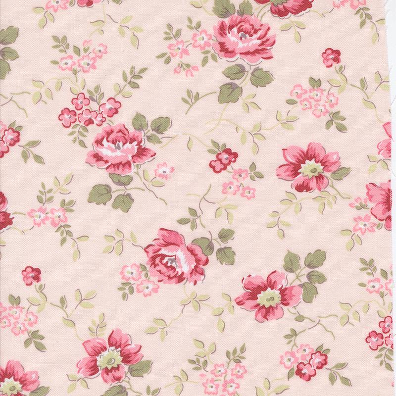 A Very Sweet Christmas ~ 23" x WOF ~ Christmas Rose 3060 15 Blush