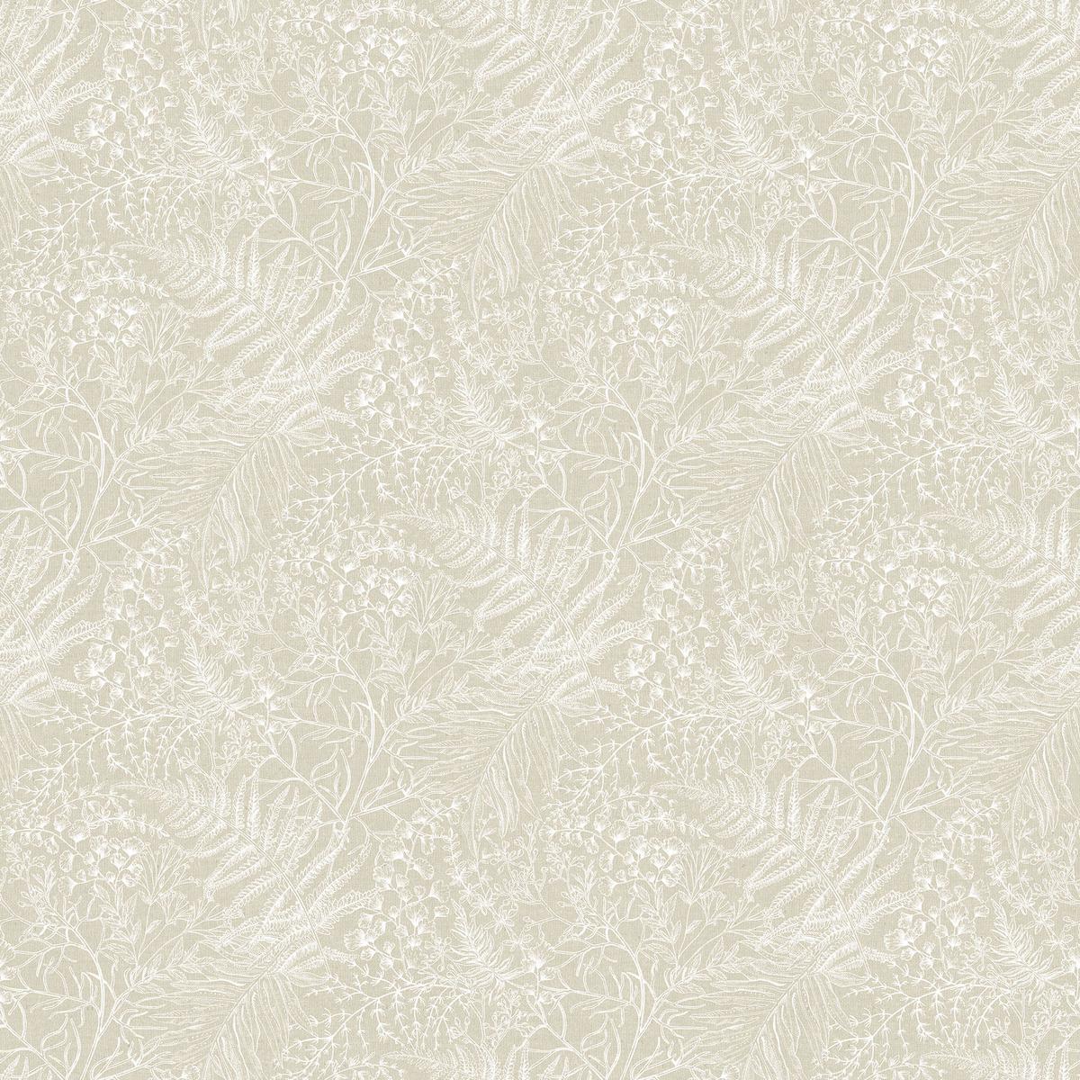 Natural Elements ~Toile Leaves ~ 27860-11 Cream/White