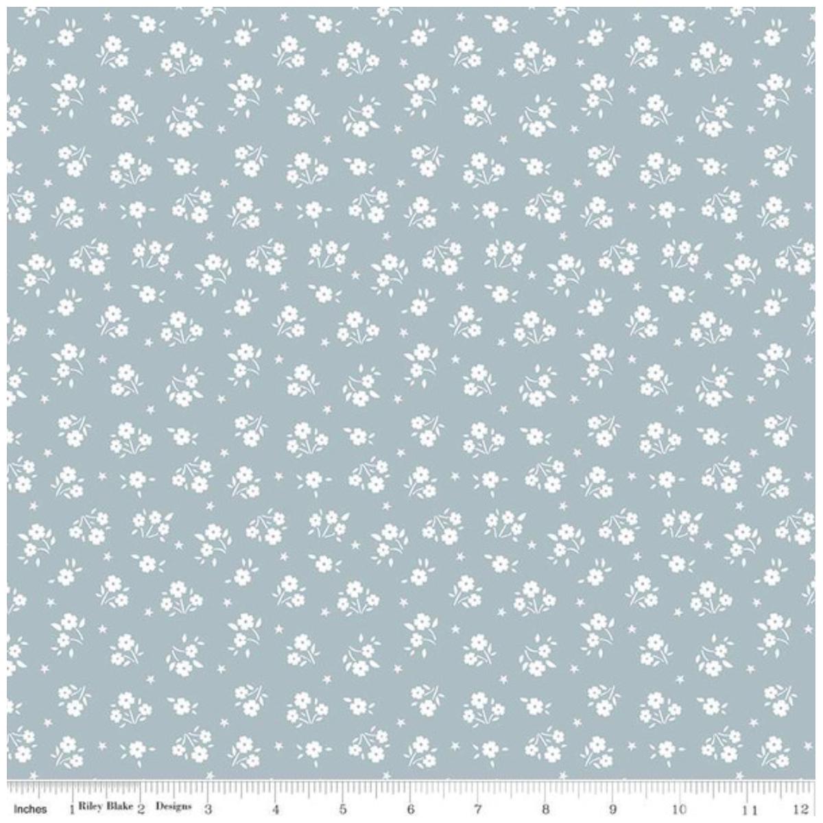 American Beauty ~ Ditsy C14446 Storm ~ One Yard