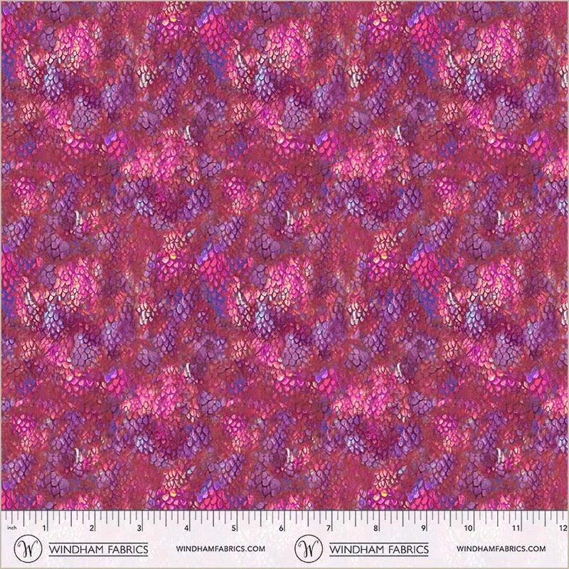 Dragon Kingdom ~ Dragon Scales ~ 54811D-2 Magenta