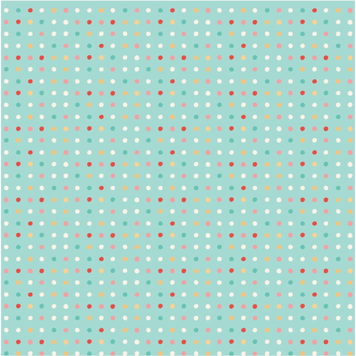 Mushroom Blooms ~ Polkie Dots ~ MB24408 Teal