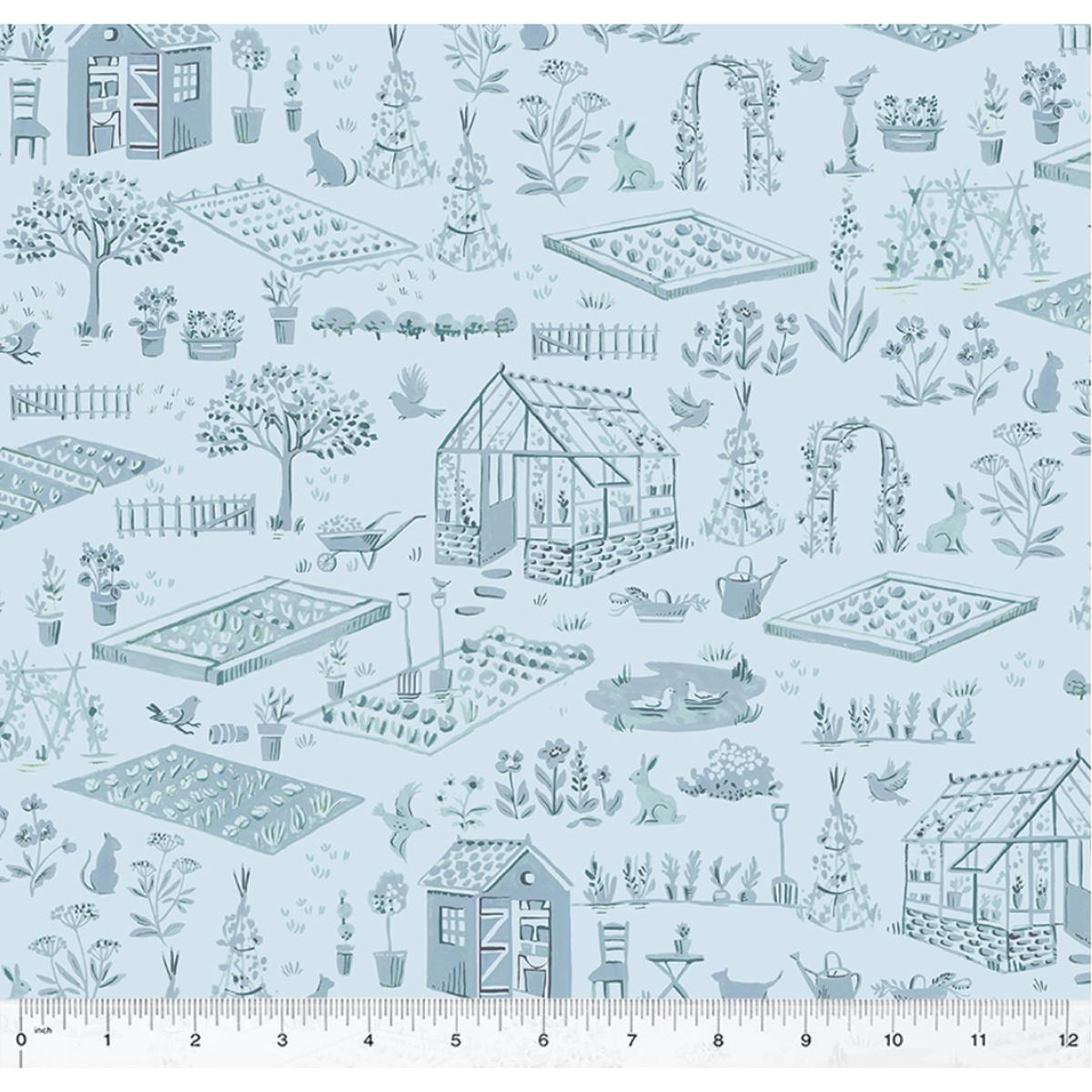 Robin ~ Garden Toile ~ 53840-4 ~ oe yard