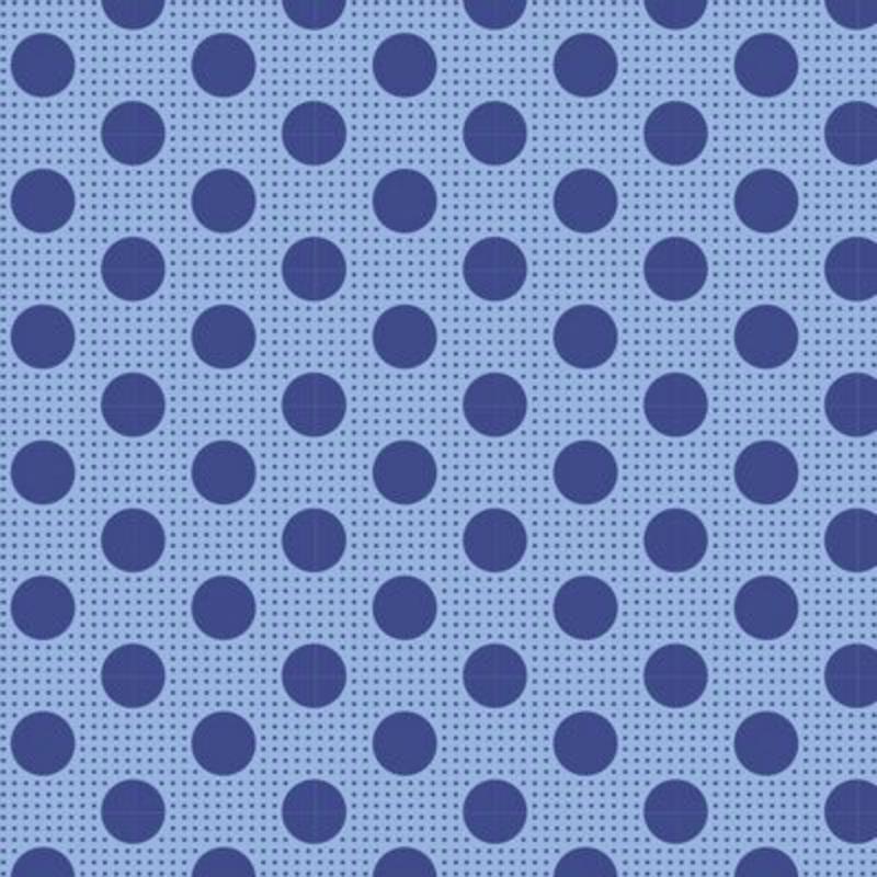 Tilda ~ Medium Dots Denim Blue TIL130013-V11