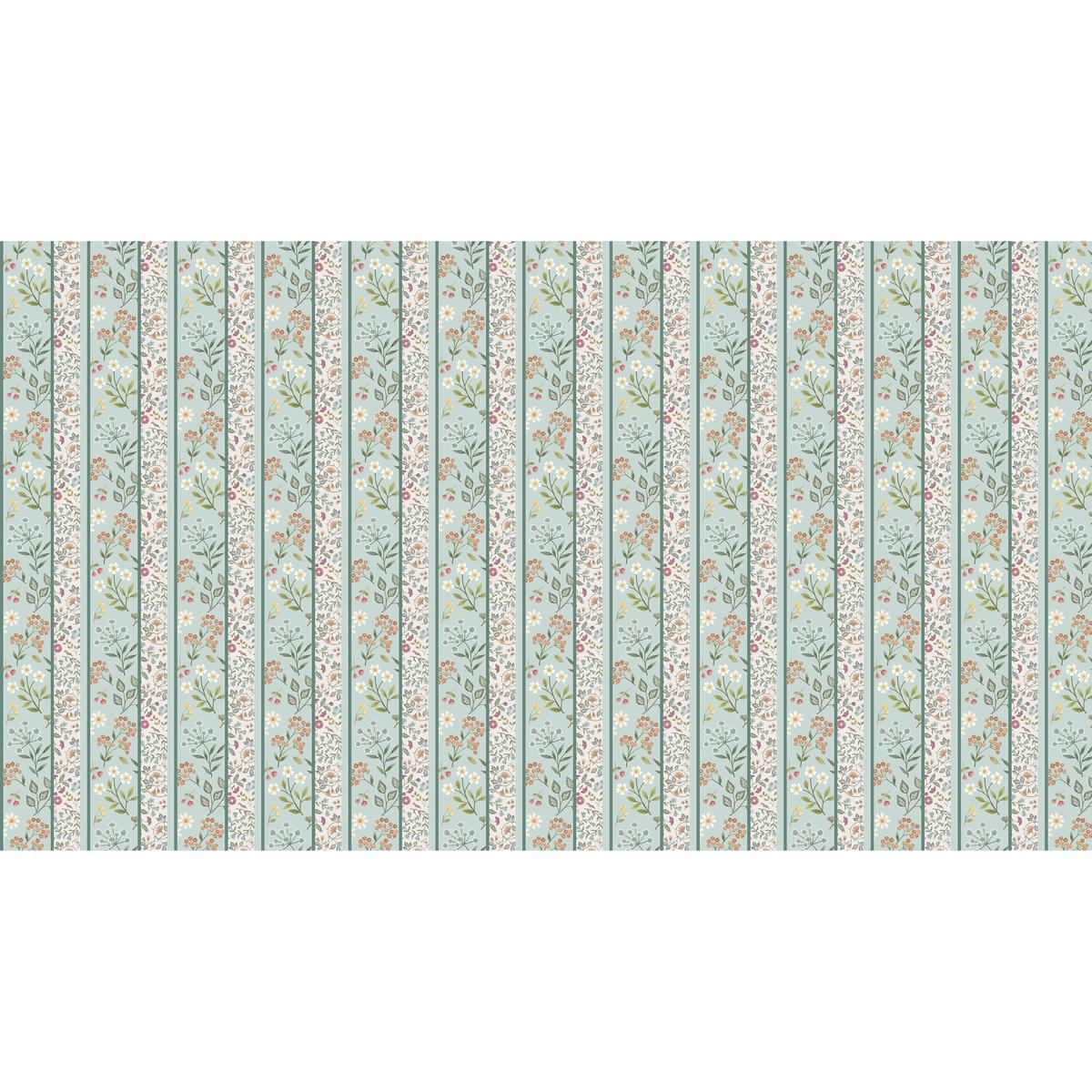 Woodland Heart ~ 27" ~ Small Stripe ~ DP28726-42 Blue Multi