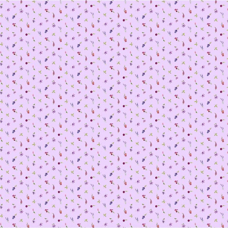 Deborah's Garden ~ Mini Floral ~ Lilac DP25596-82