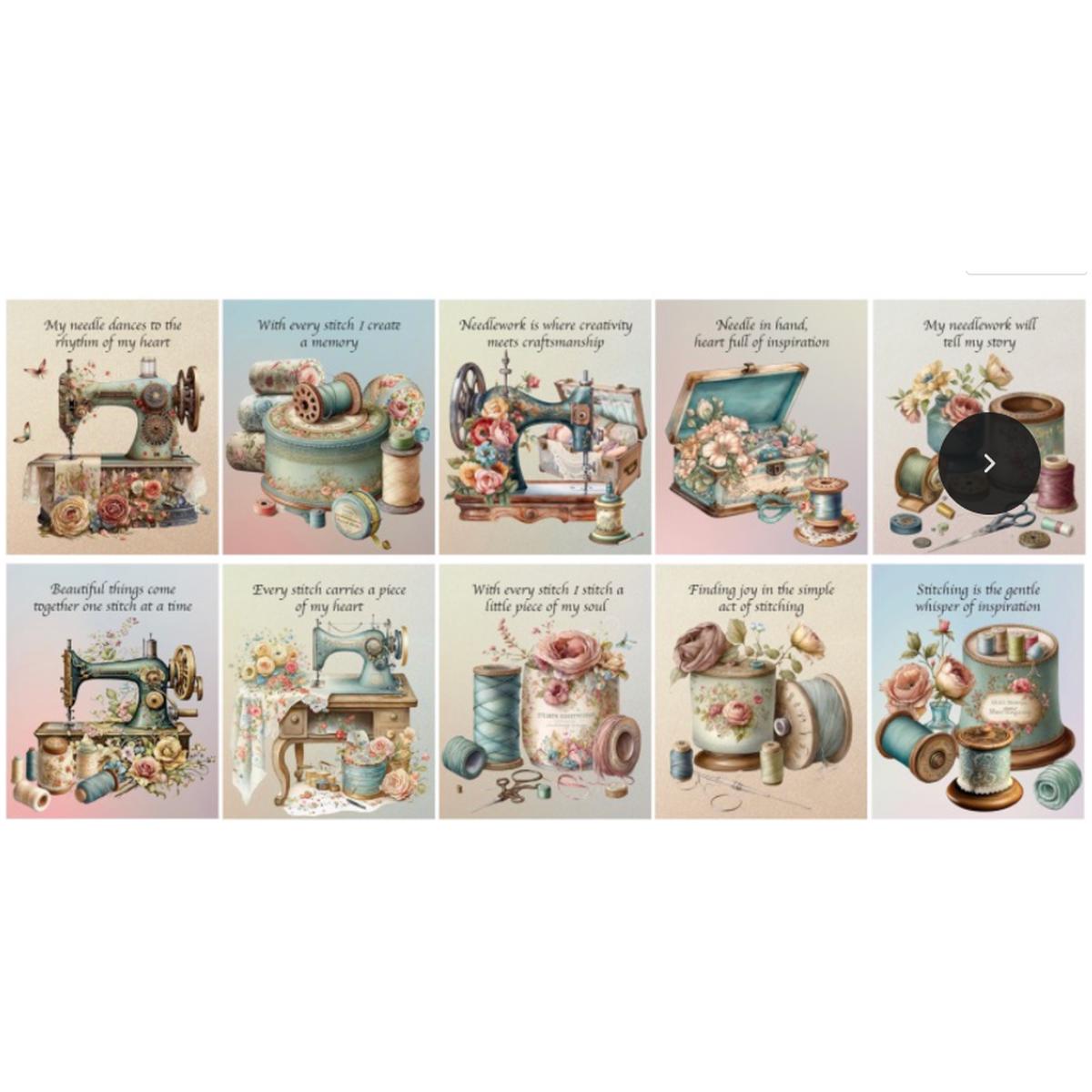 Hands Across The Sea Samplers | Small Victorian Stitching Fabric Panel