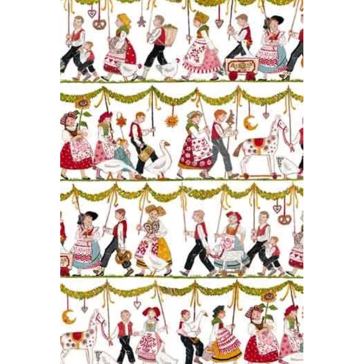 Sajou Cotton Fabric | Farandole Alsacienne - Fat Quarter