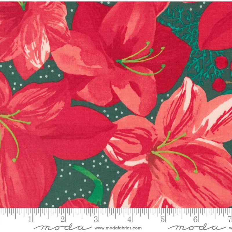 Winterly ~ Christmas Lily ~ 48760 18 Spruce ~ One Yard