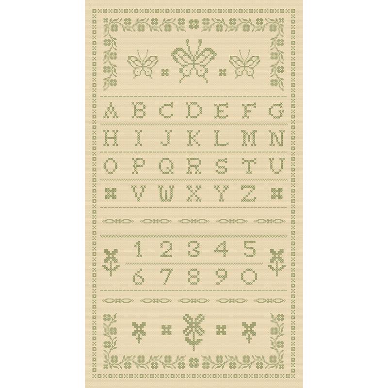 Katheen's Story ~ Crosstitch Panel ~ R161759P SAGE