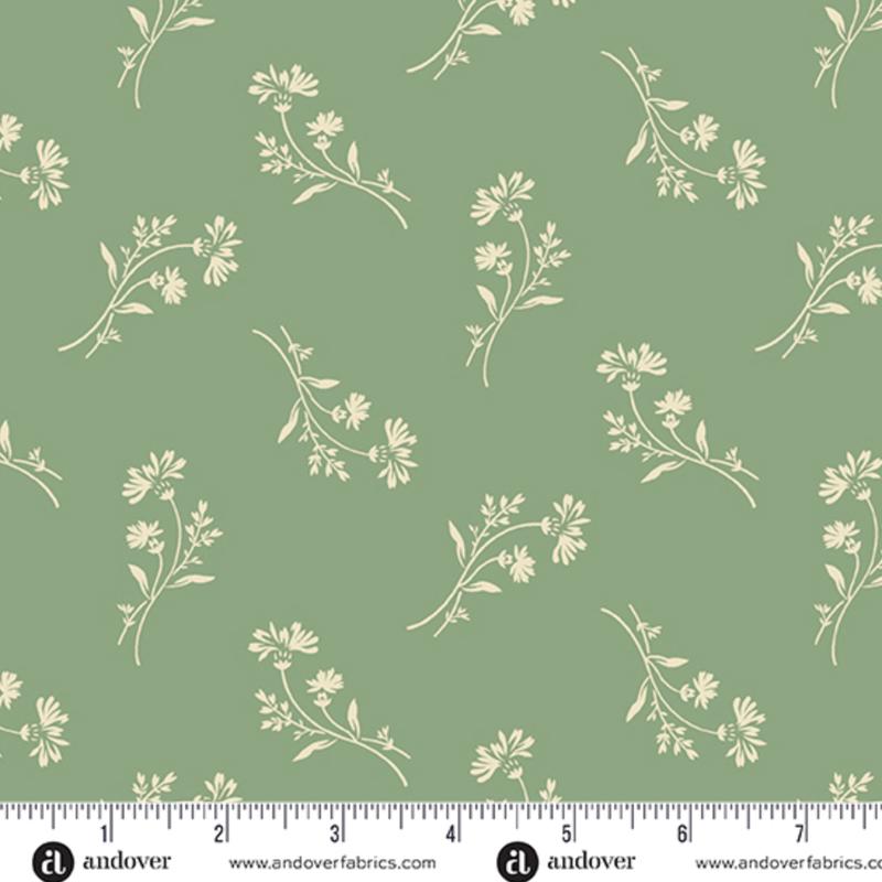 Sewing Basket ~ Petunia Jade ~ A 949 G
