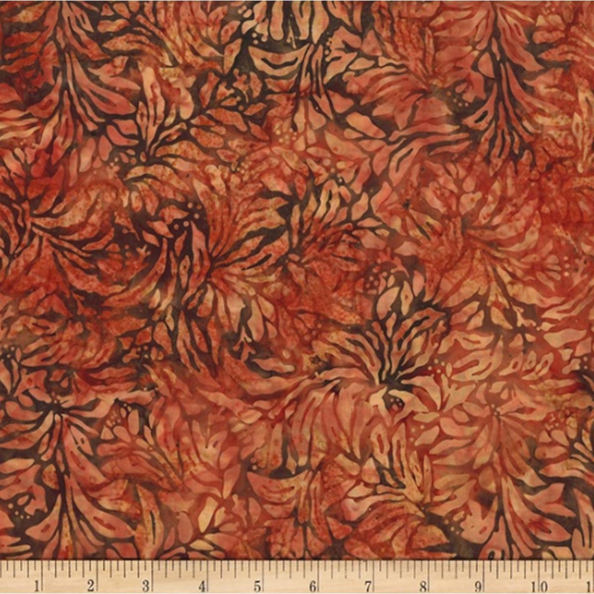 Bali Batik ~ Floral Stems ~ V2557 100 Adobe