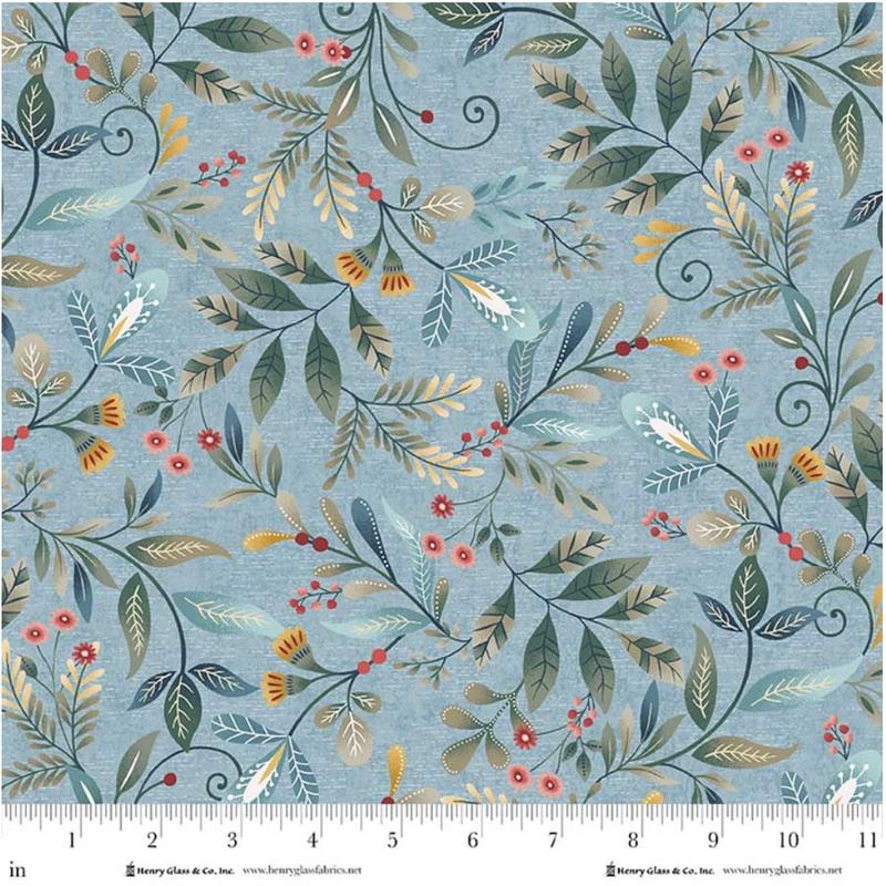 Norwegian Forest ~ Forest Foliage ~ 3546-17 Pale Blue