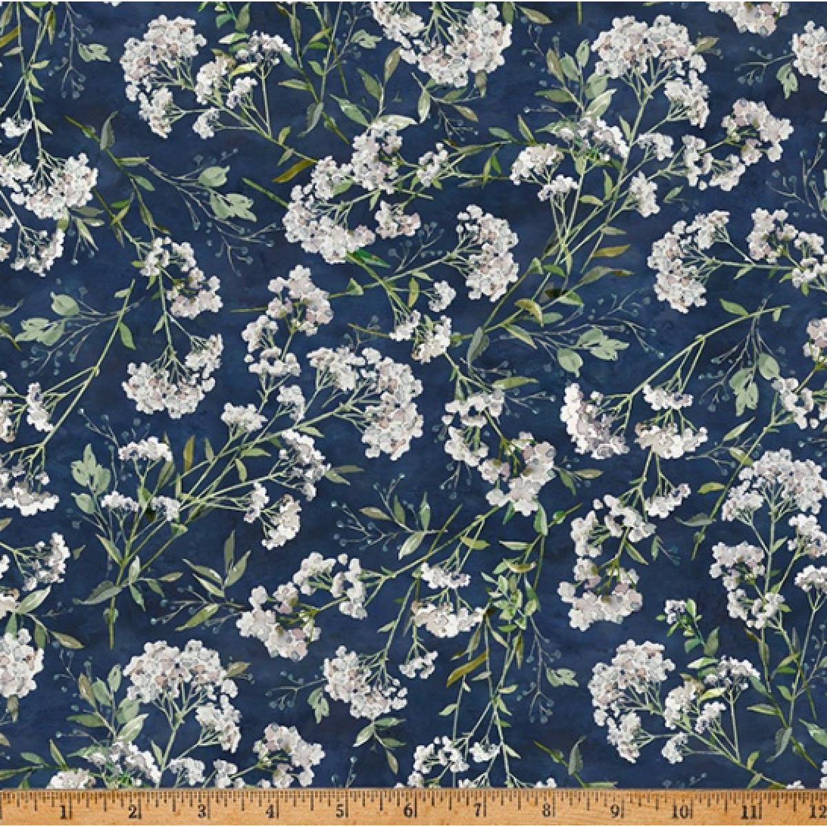 Porch View ~ V5301-19 Navy ~ One Yard