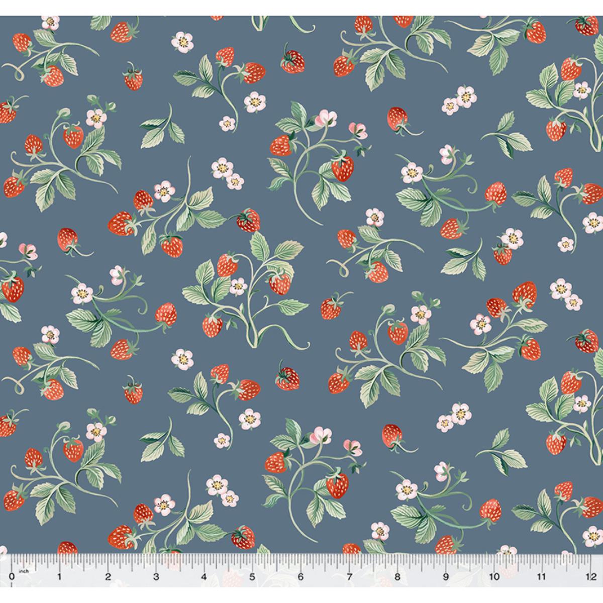 Robin ~ Strawberries ~ 53842-7 ~ one yard