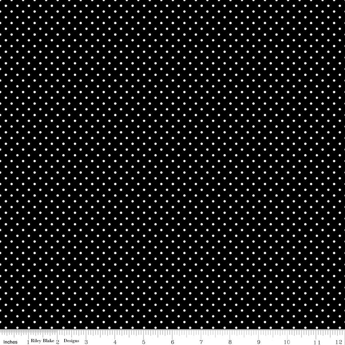 Swiss Dot ~ 30" remnant ~ C670-110 BLACK